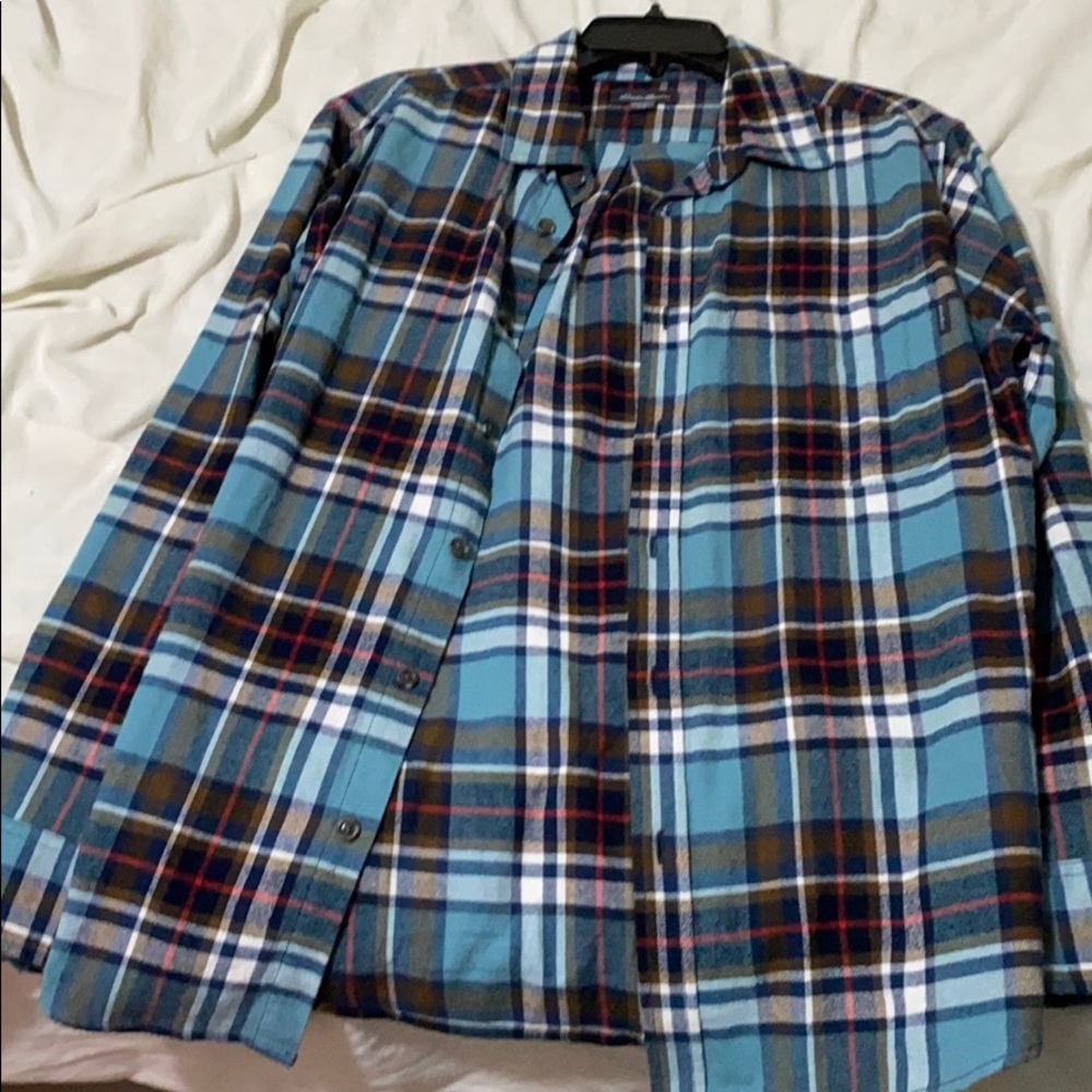 Blue flannel size M